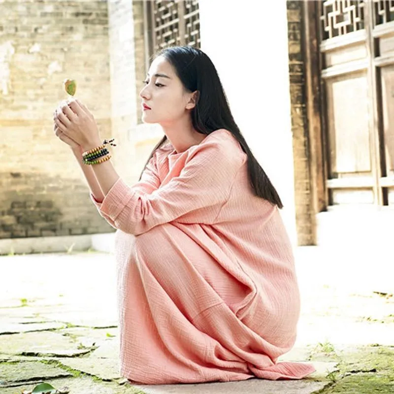 Casual Cotton Maxi Dress  | Zen
