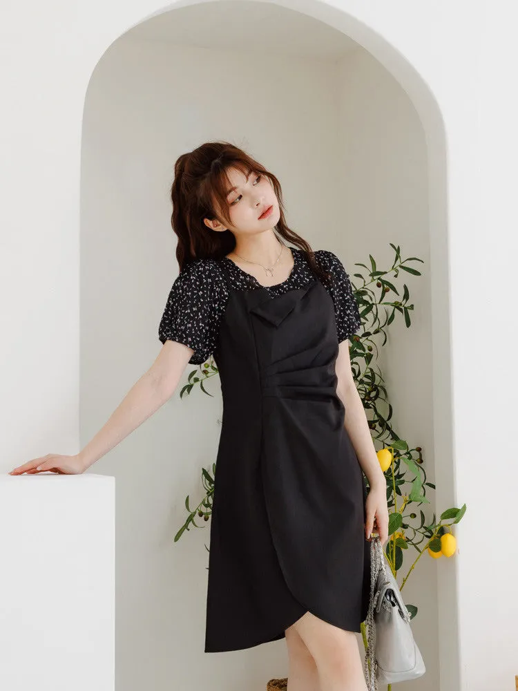 Casual Floral Print Short Sleeve Summer Dress