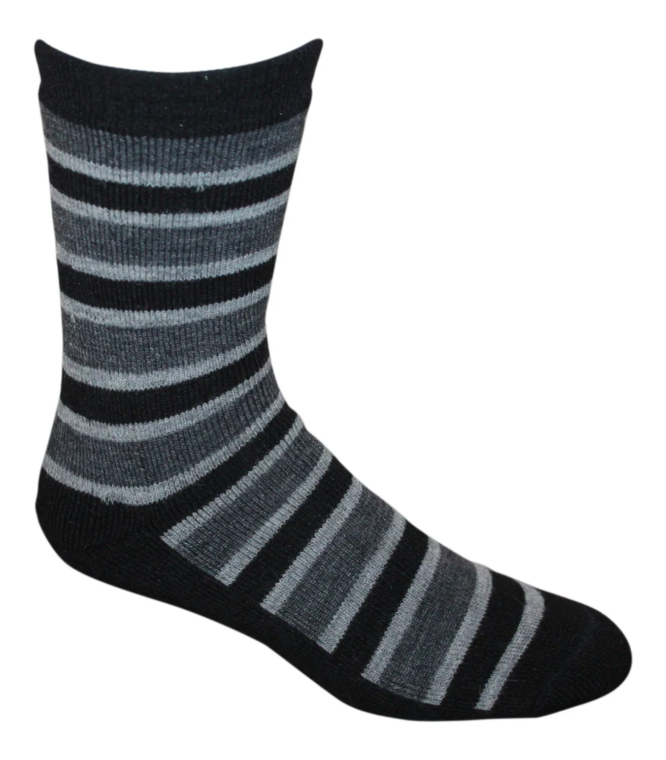 Casual Midweight Alpaca Striped Socks
