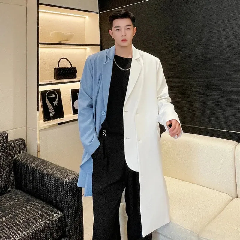 Casual Multi-Layer Fake Two-piece Patchwork Coat
