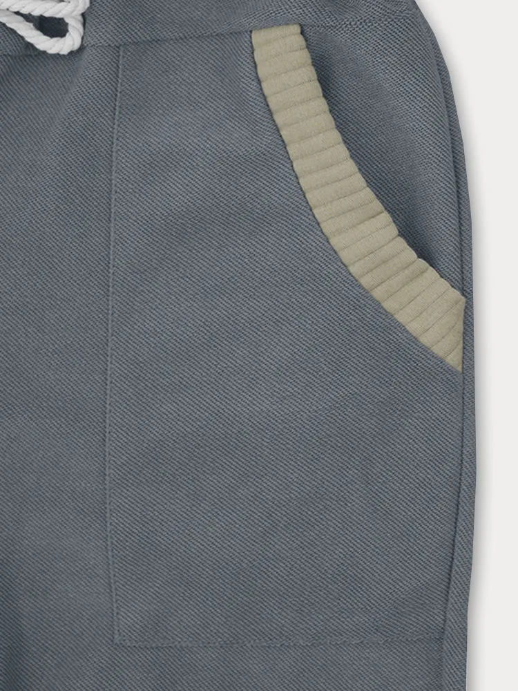 Casual Stretchy Color Block Pants