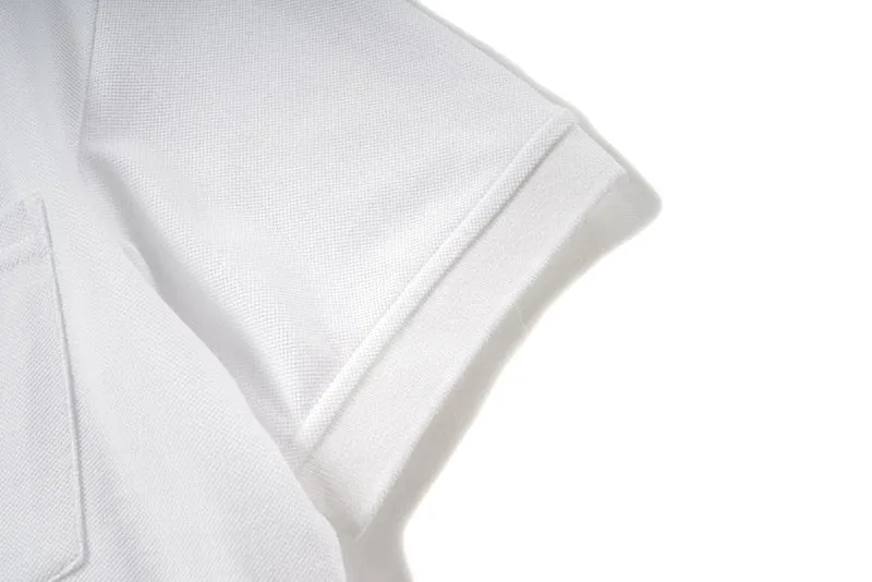 Casual Two Color Collar Short Sleeve Men Polo Shirt
