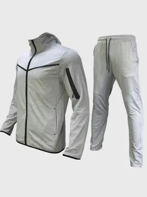 Casual Zipper Tracksuits Set