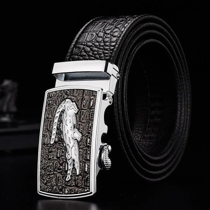 Ceinture de costume crocodile pour homme, modèle Niyaz