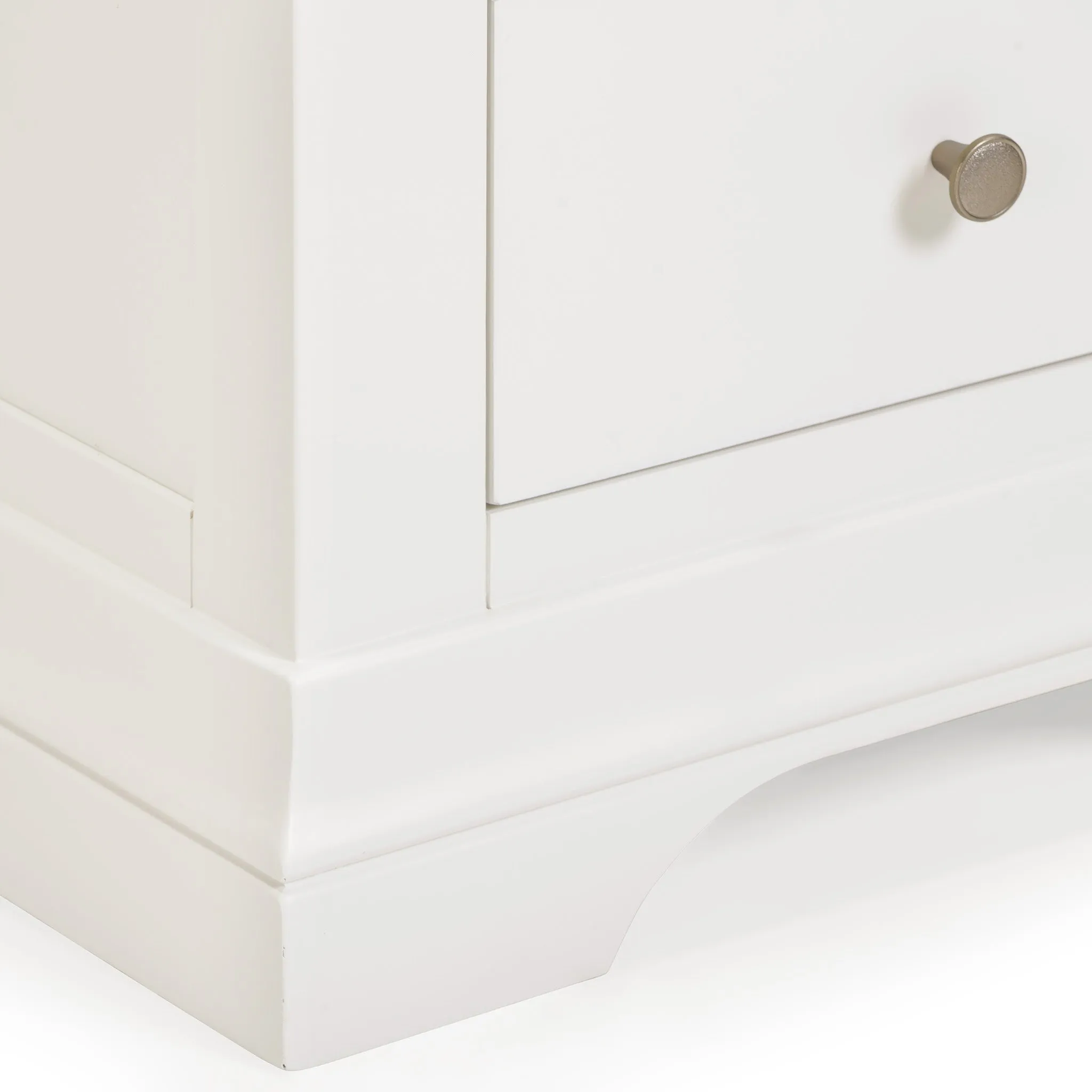 Chalbury 5 Chest of Drawers in Warm White