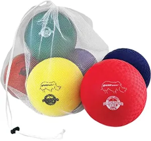Champion Sports 7 Inch Soft Playground Ball Set of 6