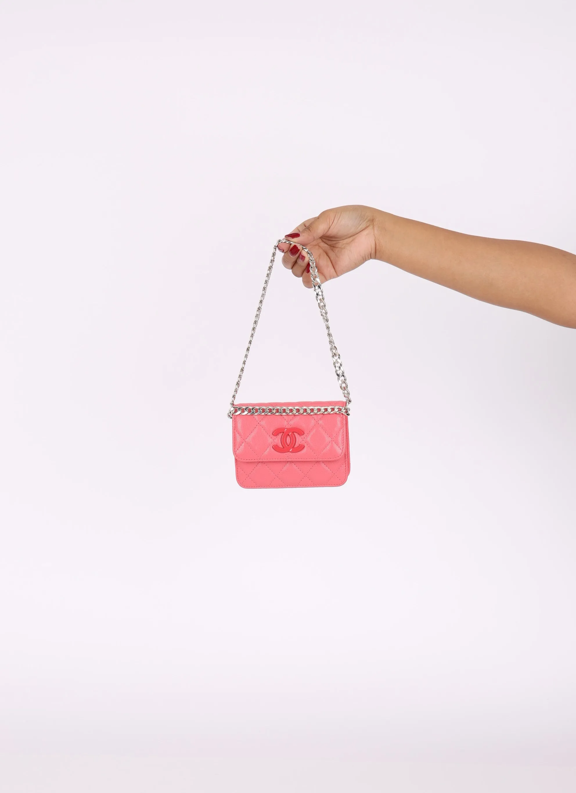 Chanel 2020 Caviar Cardholder Belt Bag