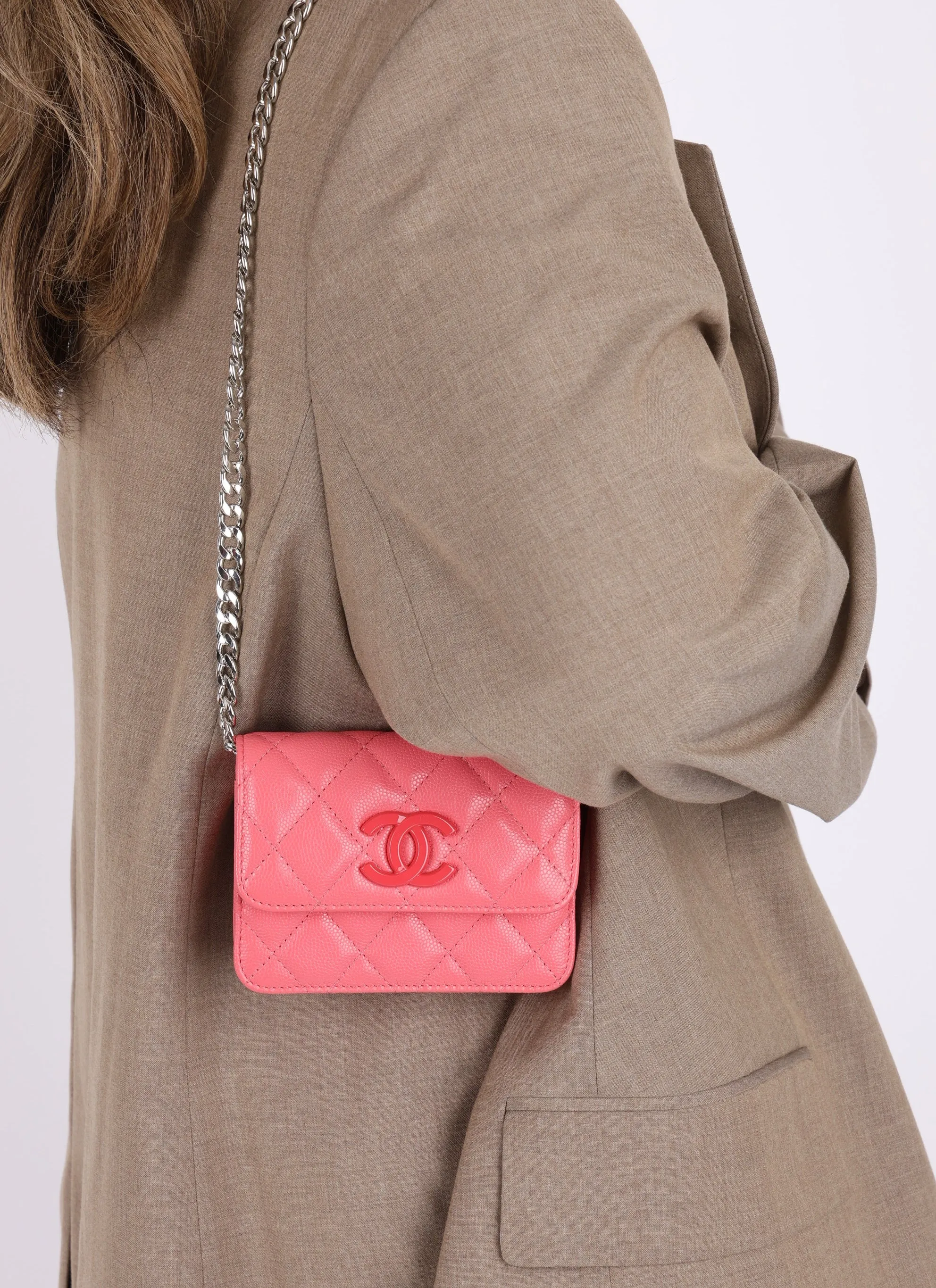Chanel 2020 Caviar Cardholder Belt Bag