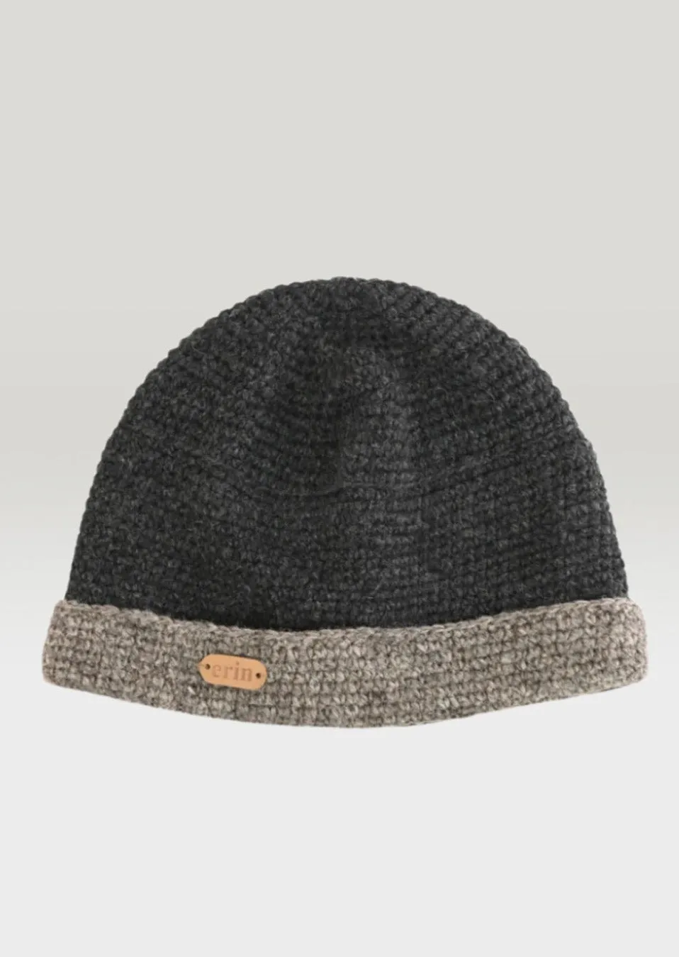 Charcoal Rib Pullon Hat | Charcoal Grey
