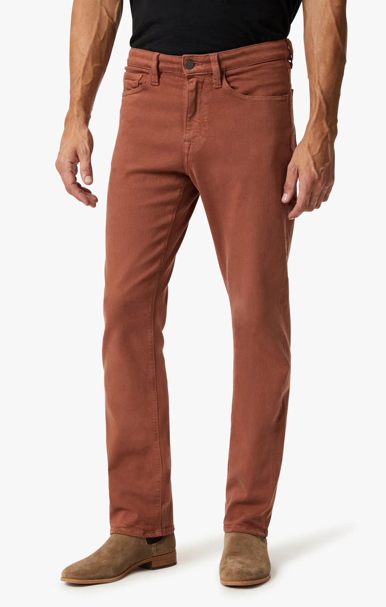 Charisma Relaxed Straight Pants In Cinnamon Comfort