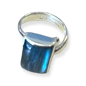 Charles Albert Silver - Labradorite Ring