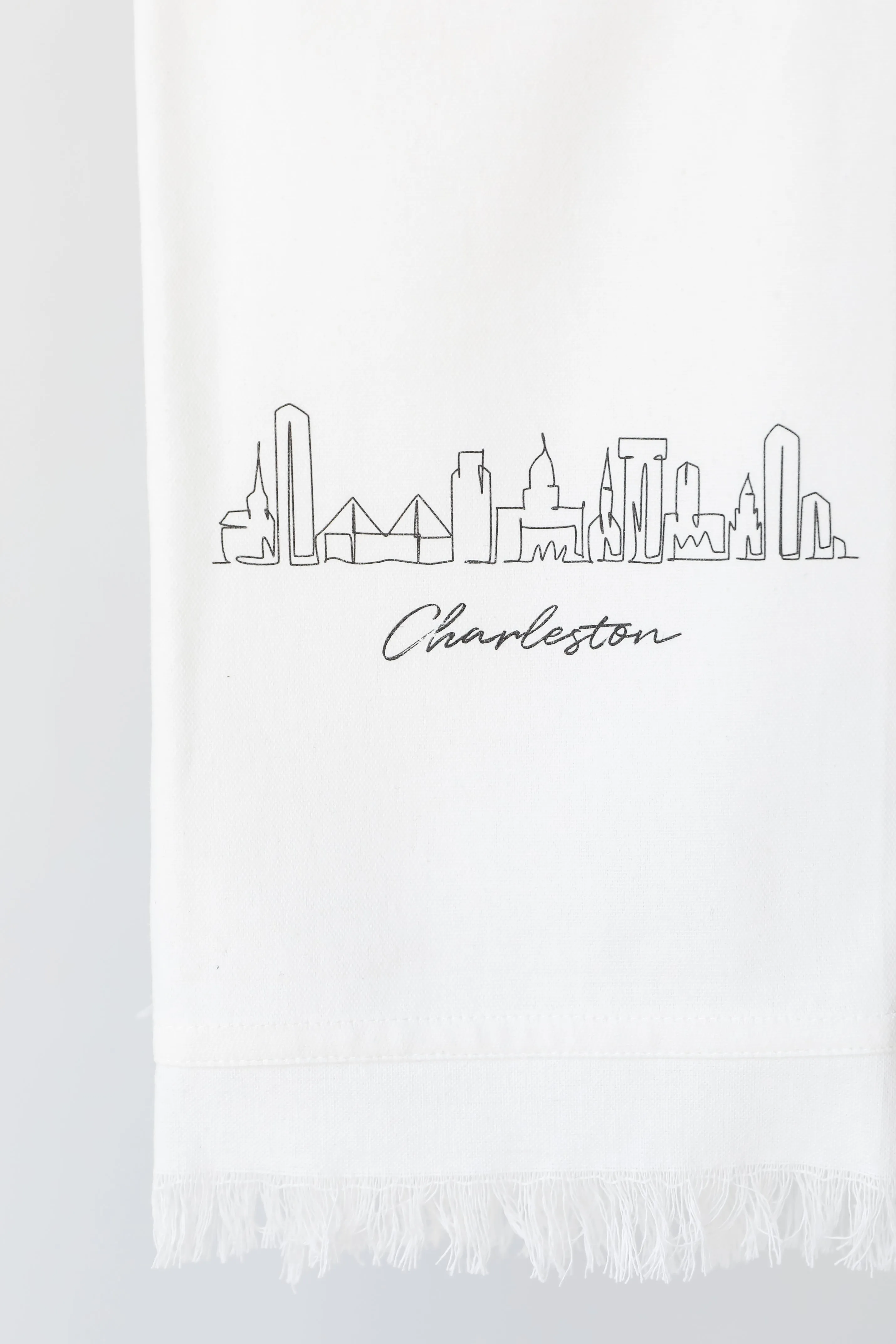 Charleston City Scape Hand Towel