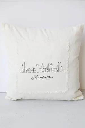 Charleston City Scape Pillow
