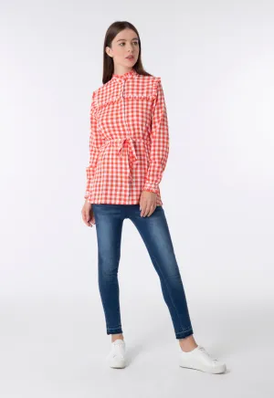 Checkered Long Sleeve Shirt