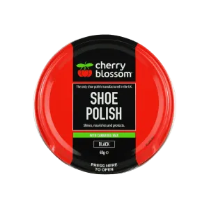 CHERRY BLOSSOM SHOE POLISH BLACK 40G CHERRY BLOSSOM SHOE POLISH BLACK 40G