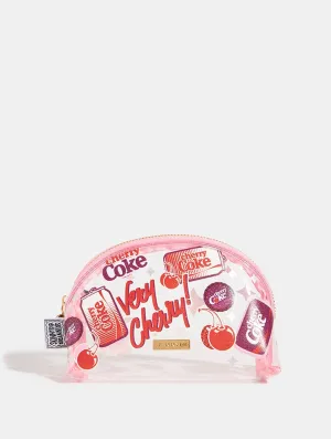 Cherry Coke Glitter Sticker Effect Mini Pouch