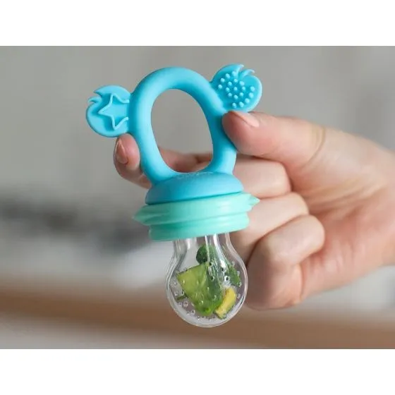 Cherub Silicone Feeder & Teether G/B