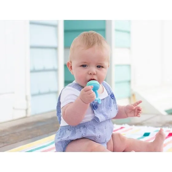 Cherub Silicone Feeder & Teether G/B
