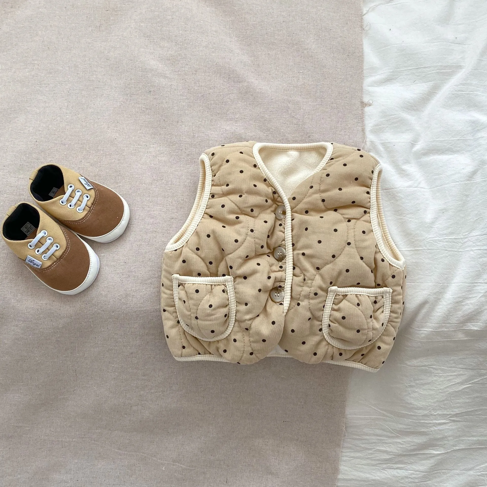 Children's Cotton Vest Winter Outerwear Jacket Waistcoat