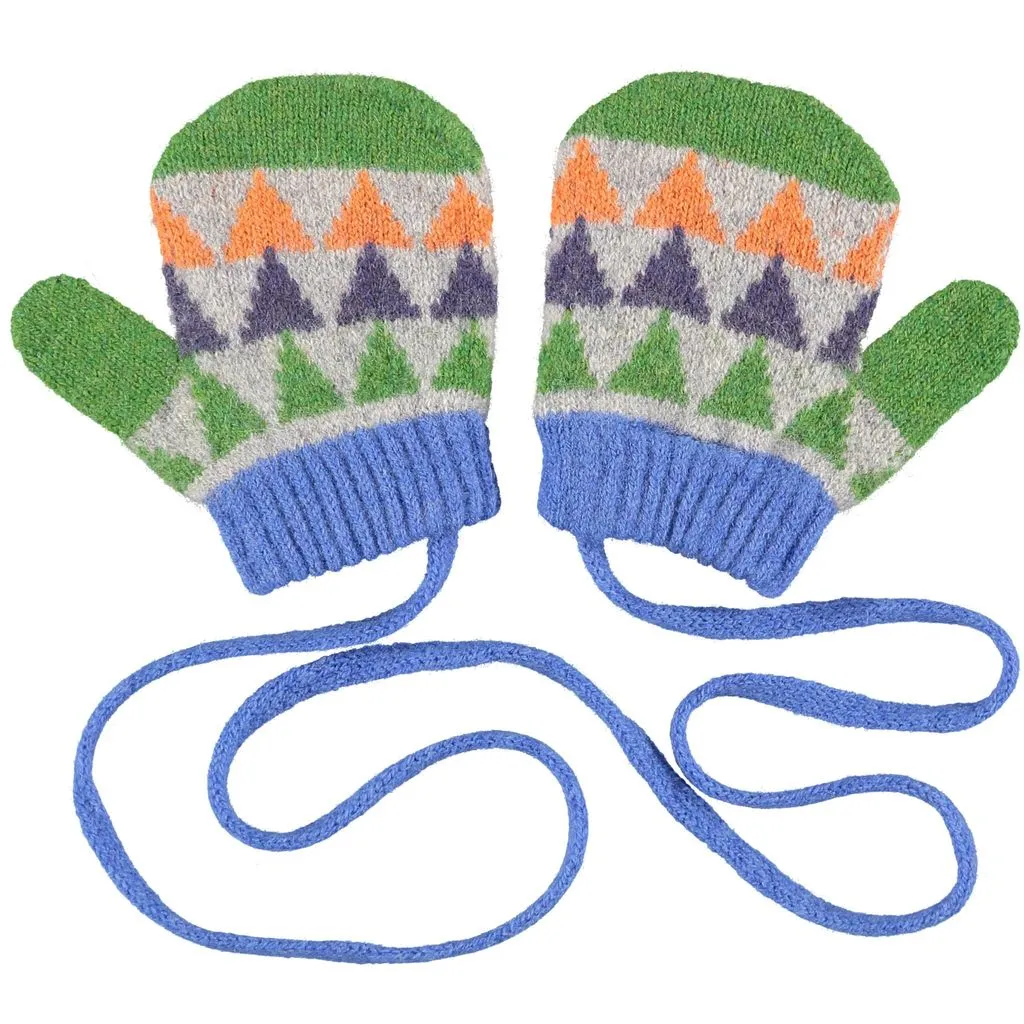 Children's Lambswool Triangle Mittens