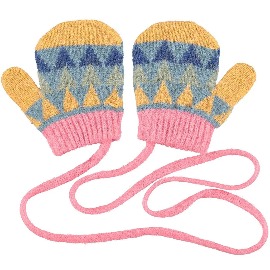 Children's Lambswool Triangle Mittens