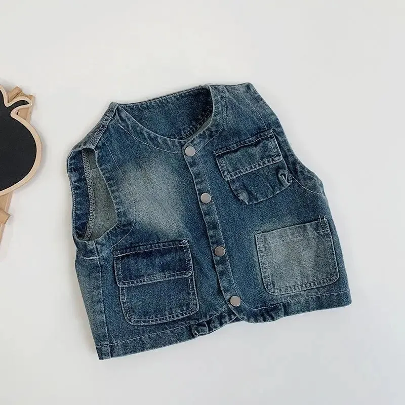 Children's Vintage Denim Vest