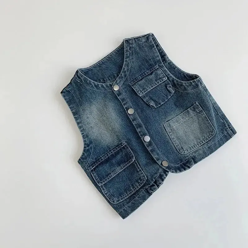 Children's Vintage Denim Vest