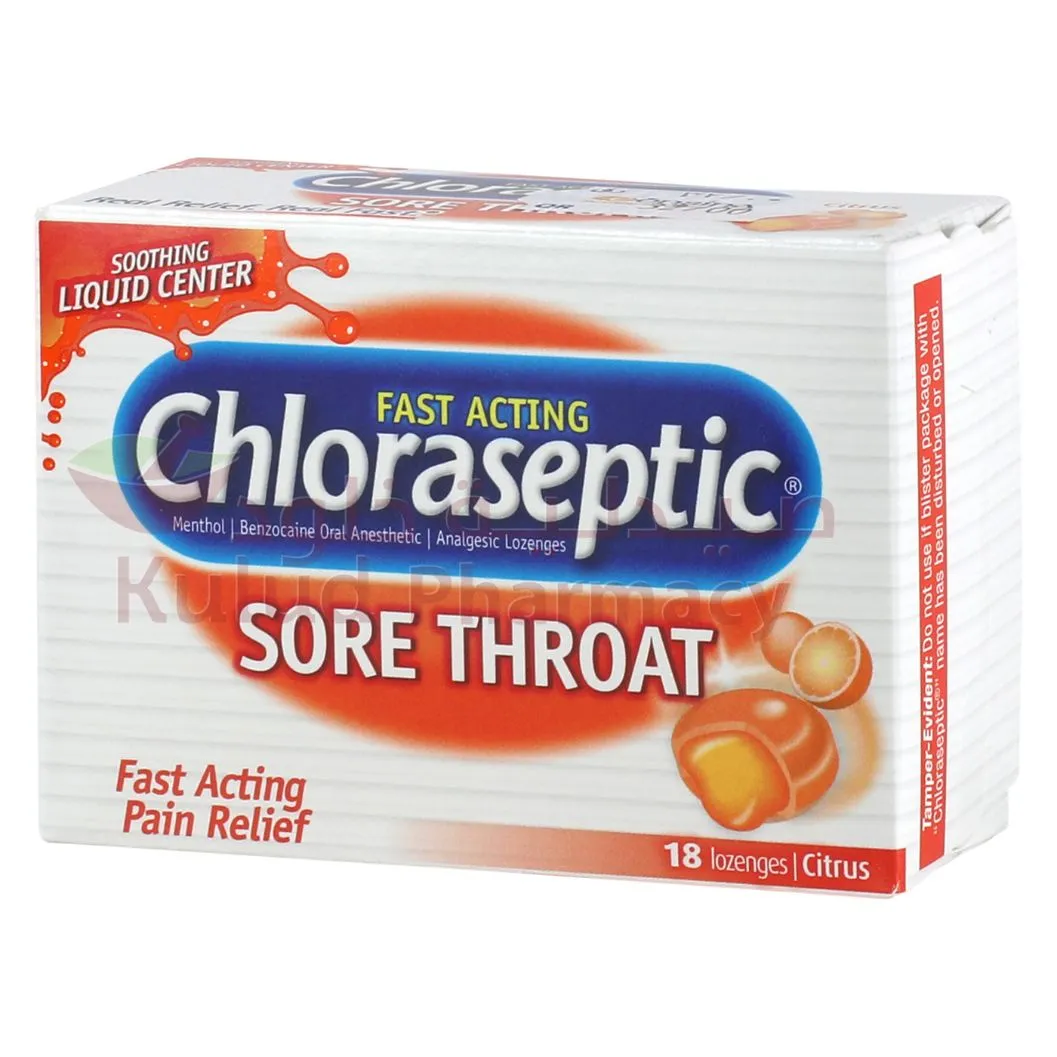 Chloraseptic Citrus Lozenges 18 PC