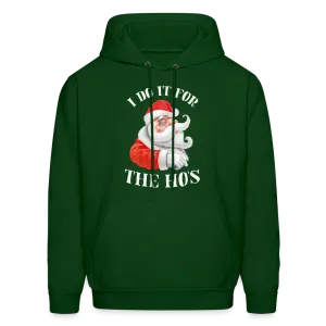 Christmas Santa - I Do It For The Ho's Hoodie