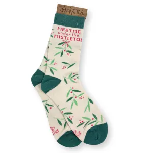 Christmas Socks | Mistletoe