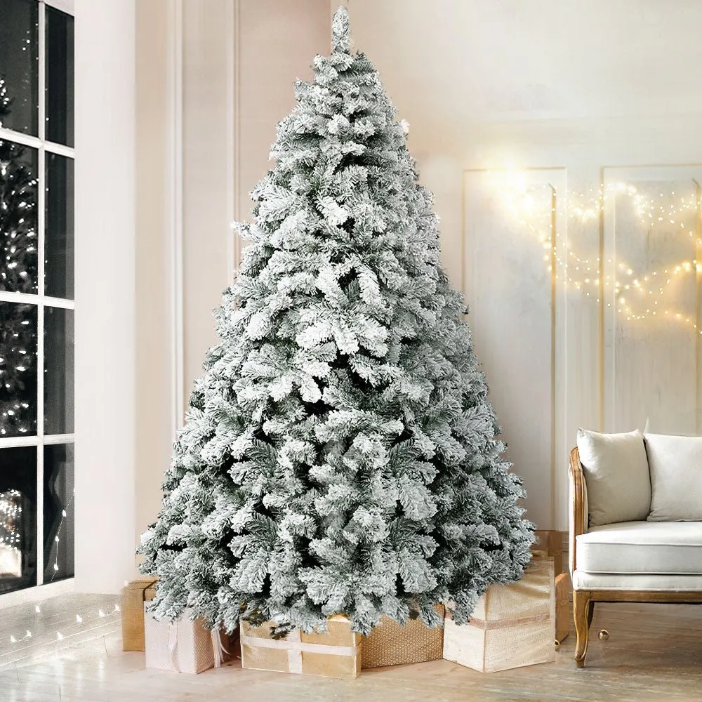 Christmas Tree 1.8M Xmas Trees Decorations Snowy 520 Tips