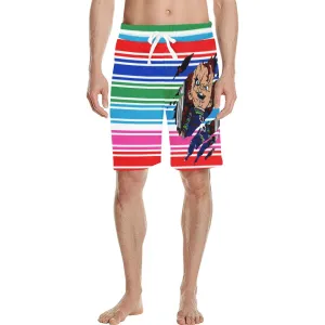 CHUCCY Men's All Over Print Casual Shorts