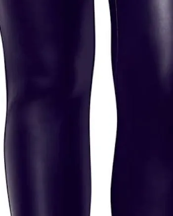 City Chic Women's  Faux Leather Pull on Stretch Evening Skinny Pants  Black  24W | Black