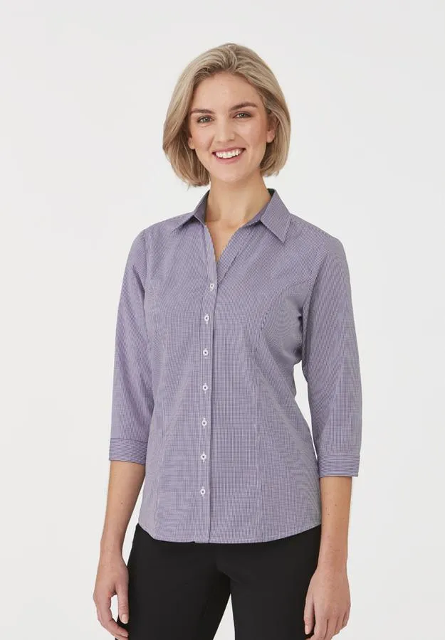 City Collection 2444 Pippa Check 3/4 Sleeve