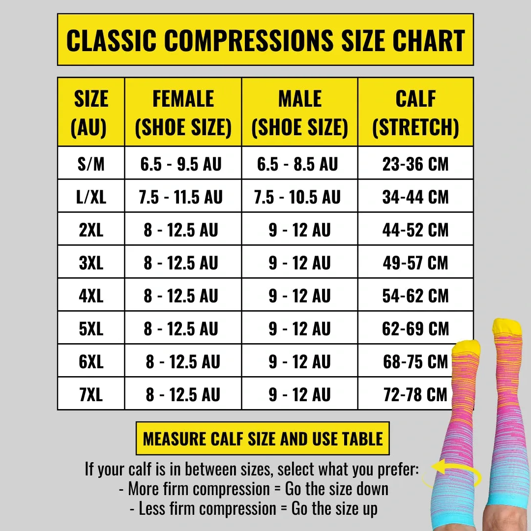 Classic Black Dots Compression Socks
