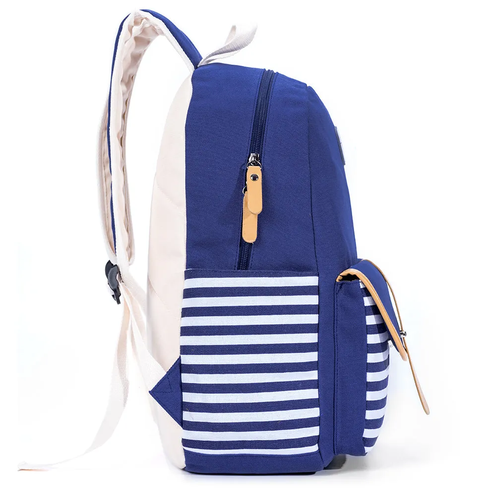 Classic School Bag-Blue