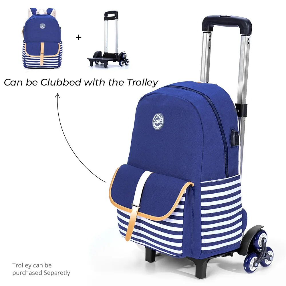 Classic School Bag-Blue