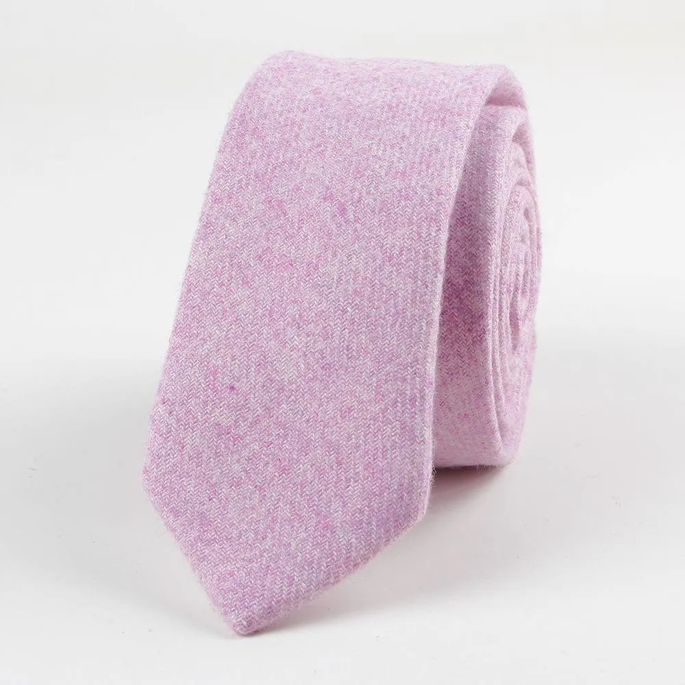 Classy Solid Wool Tie