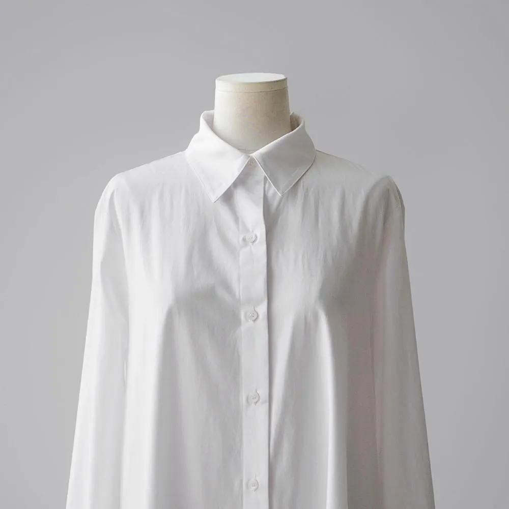 Classy Women Plus Sizes Pleated Long Shirt Dresses