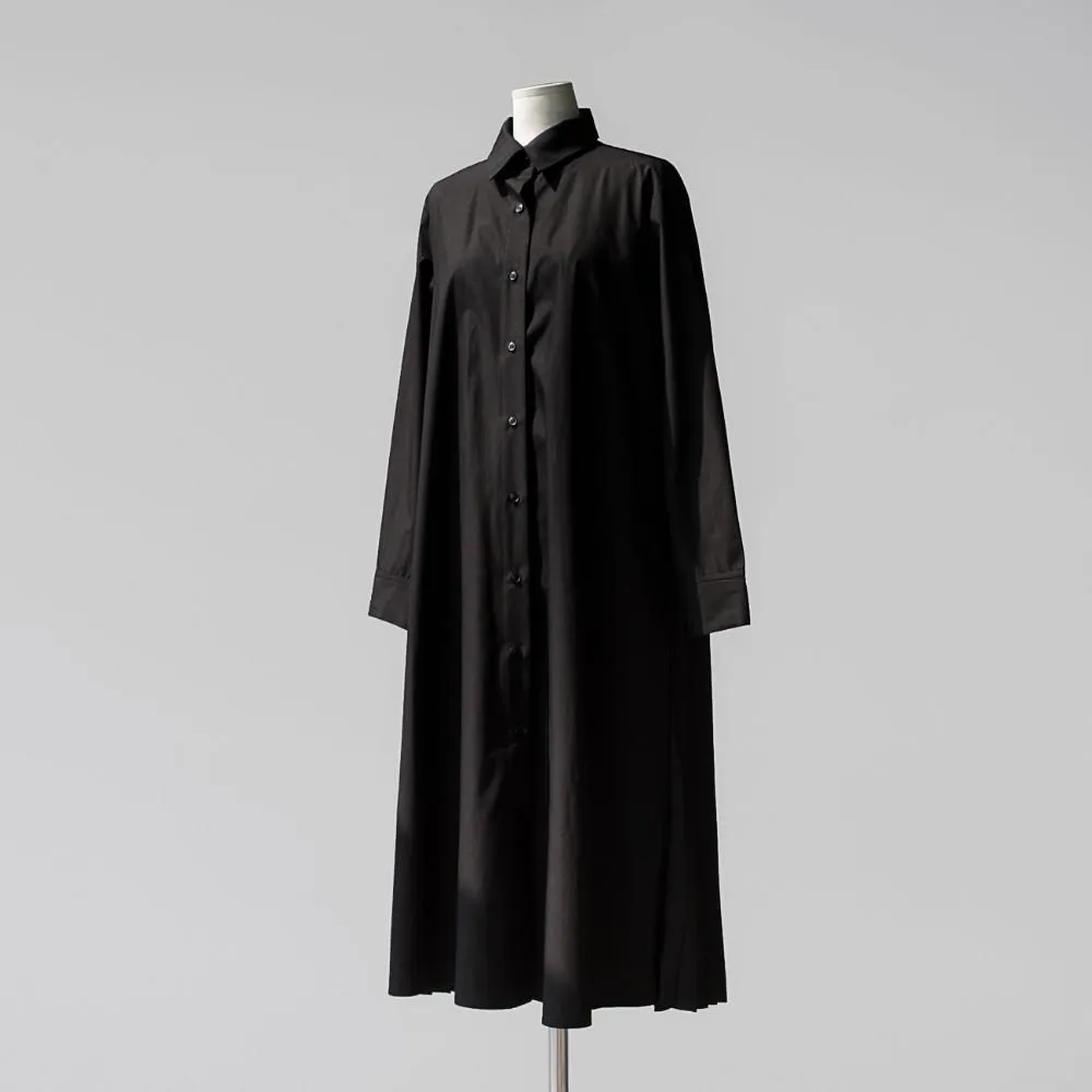 Classy Women Plus Sizes Pleated Long Shirt Dresses