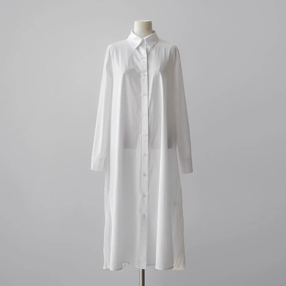 Classy Women Plus Sizes Pleated Long Shirt Dresses