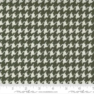 Clearance - Yuletide Gatherings - 49143-14F - Houndstooth - Ivy