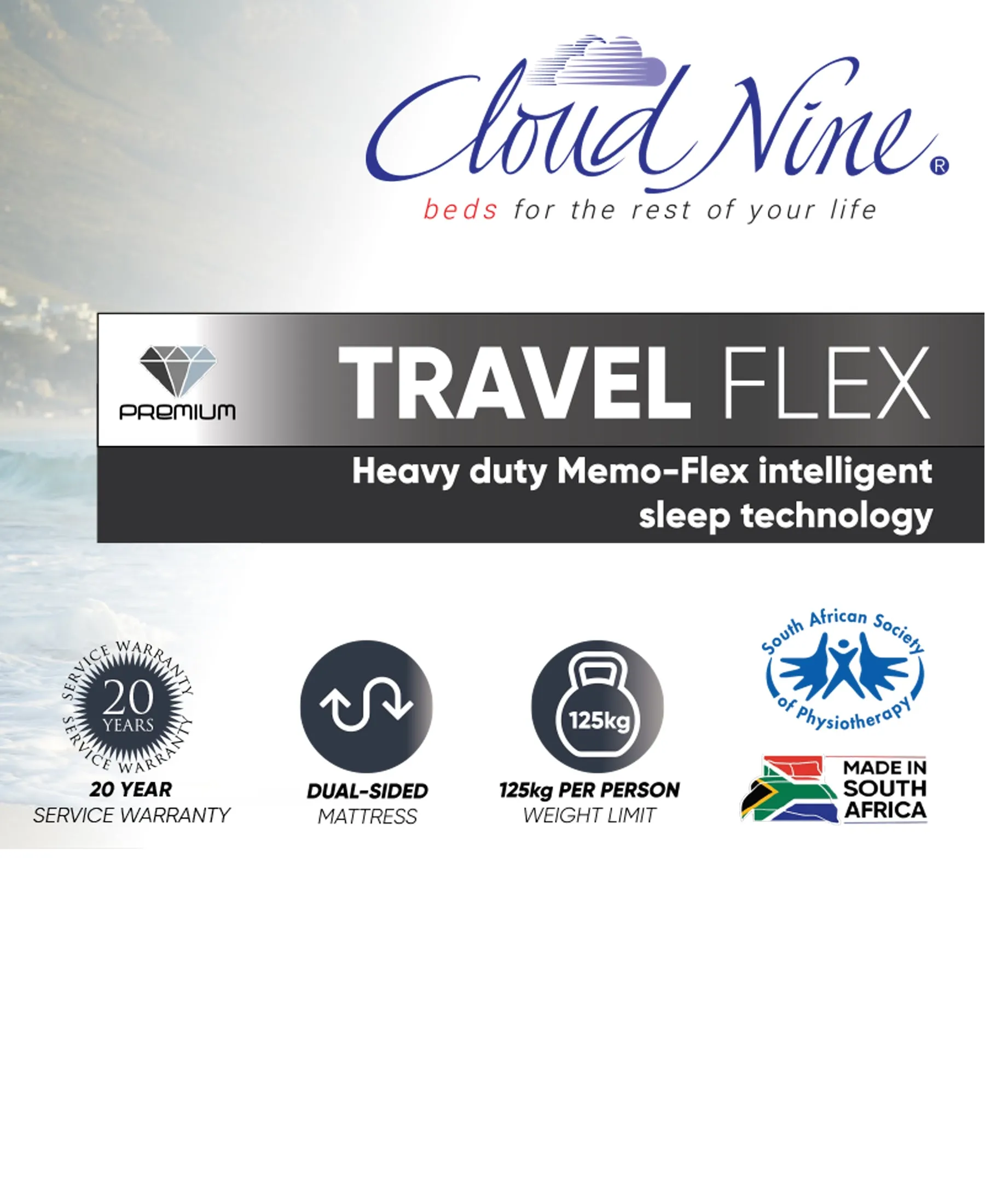 Cloud Nine Travel Flex Single Bed