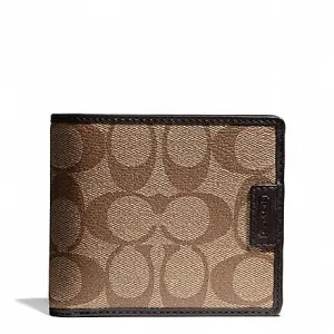 Coach Signature Coated Canvas Wallet