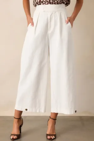 Coastal Comfort 100% Cotton Ivory Pants