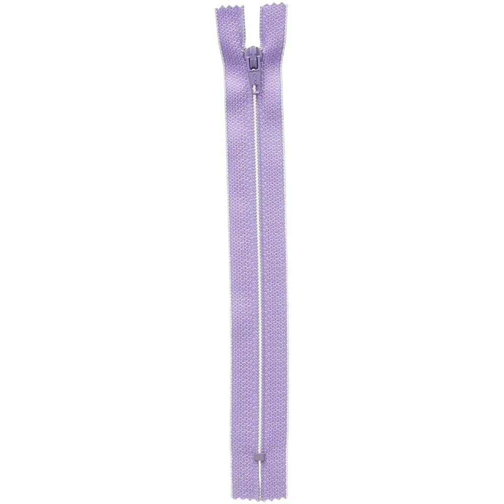 Coats All-Purpose Plastic Zipper 9in Lilac