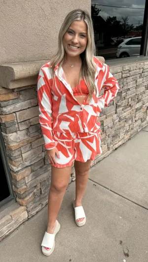 Coconut Suite Ribbed Shorts