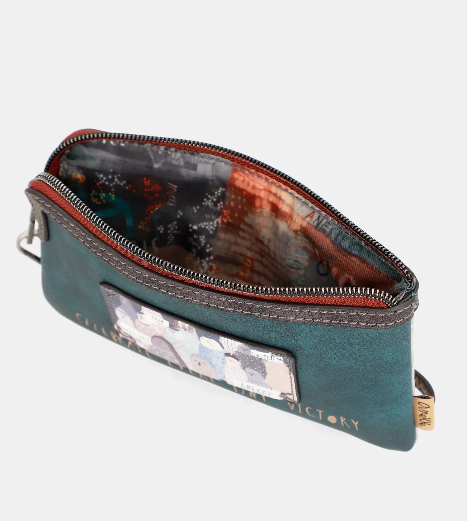 Coin purse with hand strap Voice