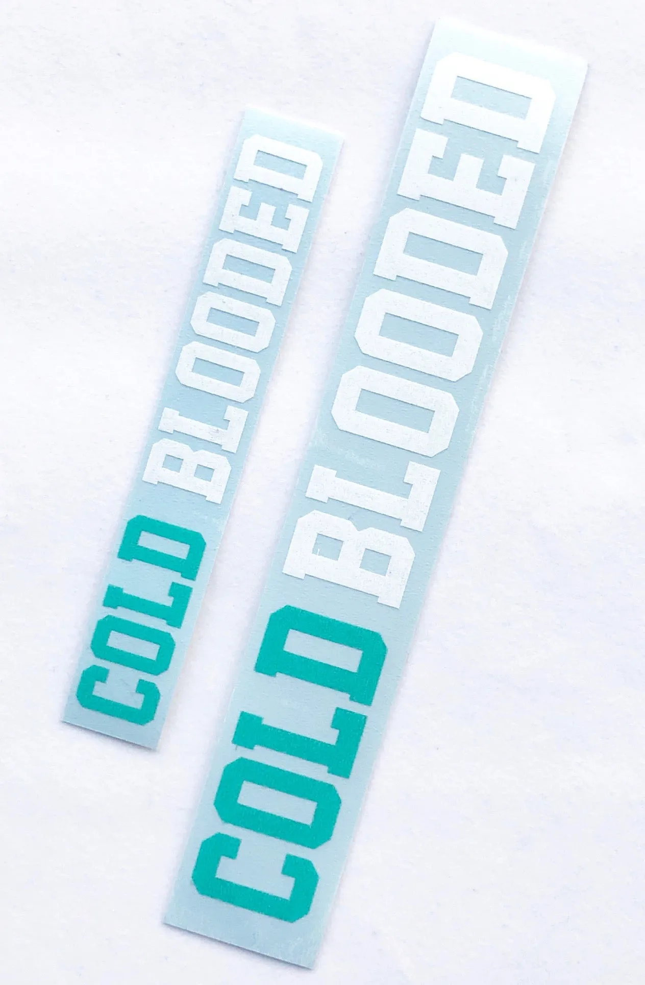 Cold Blooded II (Teal/White 4"   6" Vinyl 2-Pack)