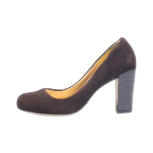 Cole Haan High-Heel Shoes Suede Brown Colour For Women